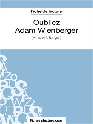cover image of Oubliez Adam Wienberger